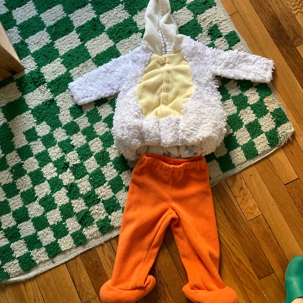 Old Navy Chicken Costume with Orange Pants